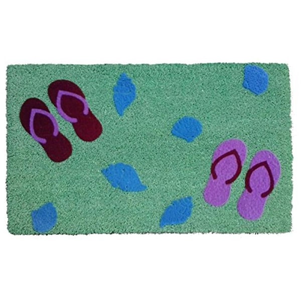 Imports Decor Sandy Flip Flop Door Mat 550PVCF - main